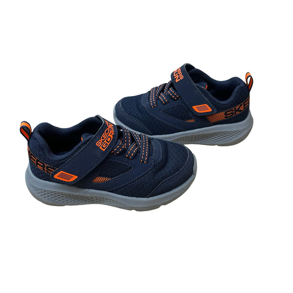 Skechers Navy & Orange Sneakers - Size 8