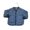 Zara Blue Quilted Jacket - Size 2