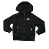 Nike Black Hooded Windbreaker Jacket - Size 3T
