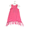 Pixie Lane Pink 'Somewhere' Rainbow Fringe Cover-Up - Size 5