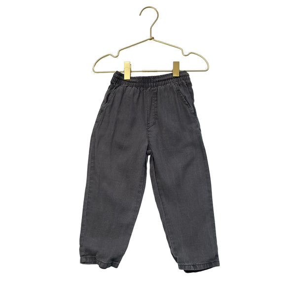Zara Dark Gray Linen-Blend Pants - Size 18-24 Mo