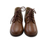 Janie and Jack Brown Leather Tie Ankle Boots - Size 9
