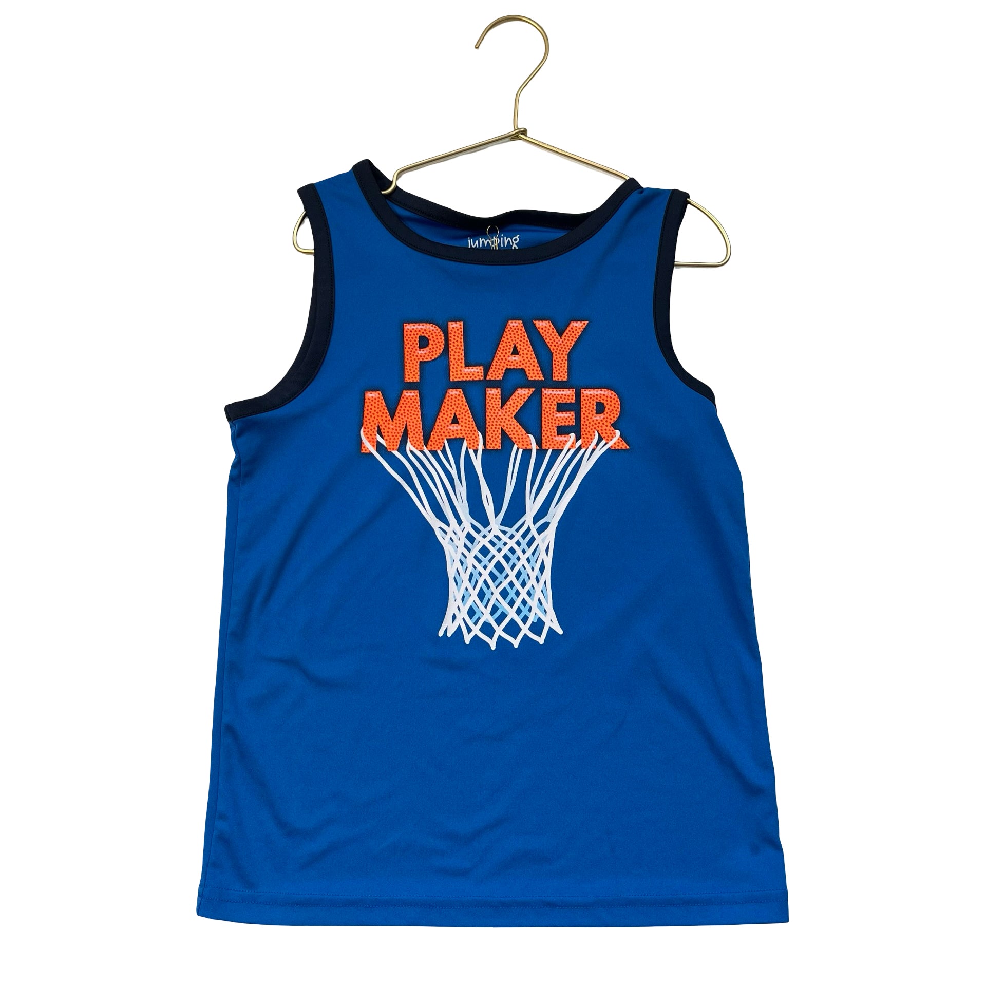 Jumping Beans Active Royal Blue 'Play Maker' Basketball Net Athletic Tank - 7