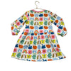 Mini Boden Multi-Color Print Dress - Size 5-6Y