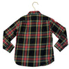 Crewcuts Black Tartan Plaid Button Down Shirt - Size 3