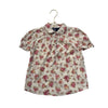 Ralph Lauren Ivory & Pink Floral Blouse - Size 6