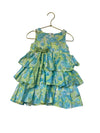Lilly Pulitzer Lime Green & Teal Shell Print Dress - Size 2T