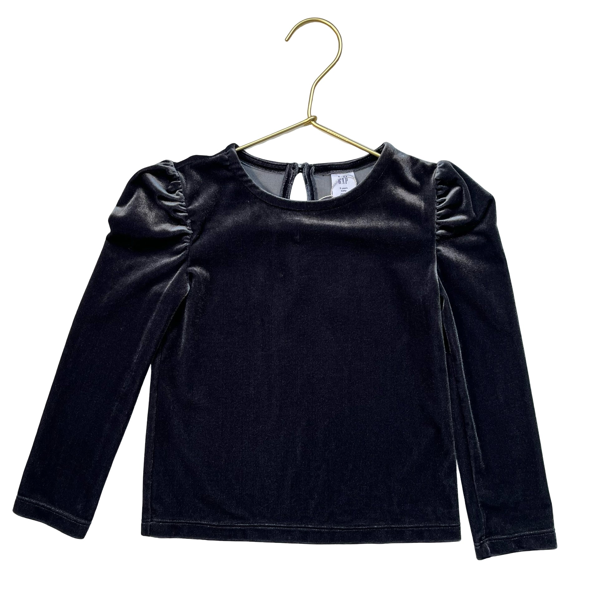 Baby Gap Gray Velour Top - Size 3