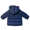 Ralph Lauren Navy & Black Hooded Puffer Jacket - Size 24 Mo