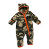 North Face Green & Tan Camo Sherpa Bunting - Size 3-6 Mo