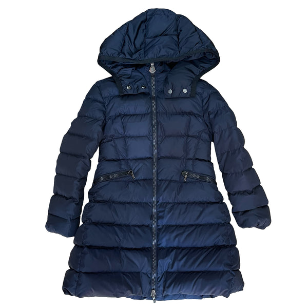 Moncler Navy Puffer Coat - Size 5