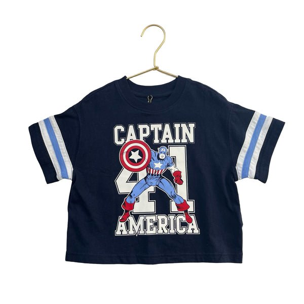 Baby Gap x Marvel Navy Captain American T-Shirt - Size 2