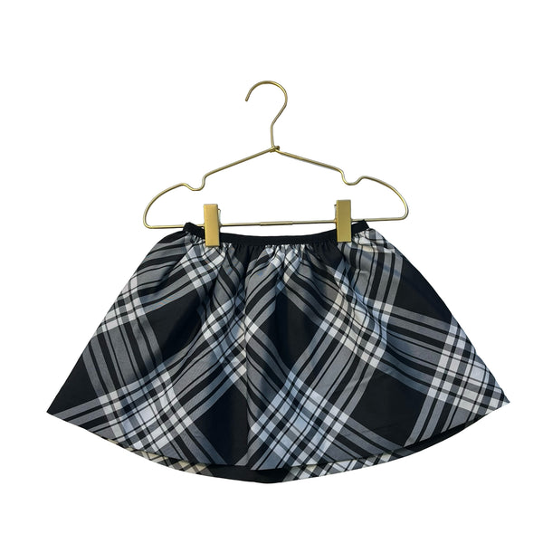 Polo Ralph Lauren Black & Ivory Plaid Skirt - Size 4