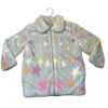 Stella McCartney Kids Light Blue Star Faux Fur Jacket - Size 6