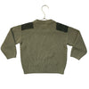 Zara Olive Green Cotton Sweater - Size 4-5