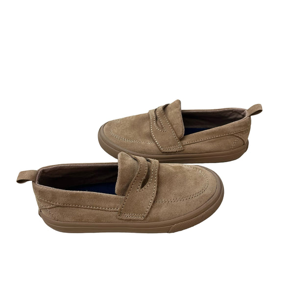 Old Navy Brown Faux Suede Rubber-Sole Loafer Shoes - Size 8