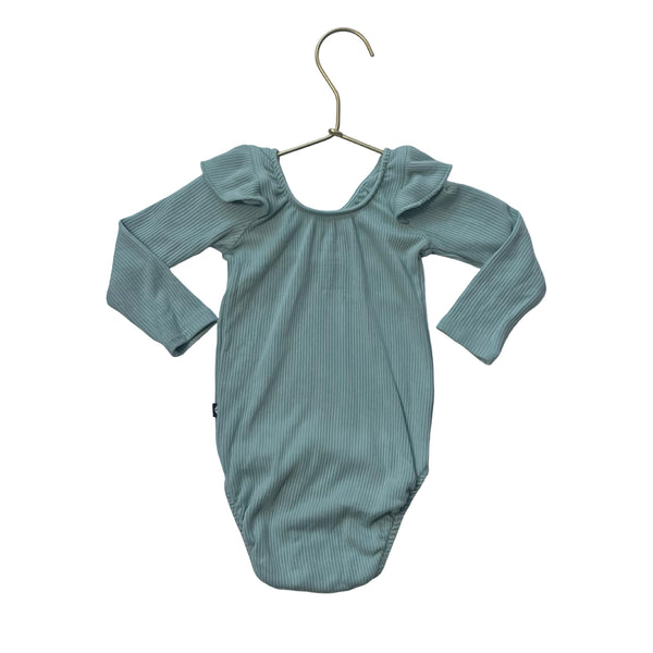 Kyte Mint Green Ribbed Onesie Bodysuit - Size 18-24 Mo