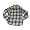 Uniqlo Ivory, Blue, Red Plaid Flannel Button Down Shirt - Size 7-8