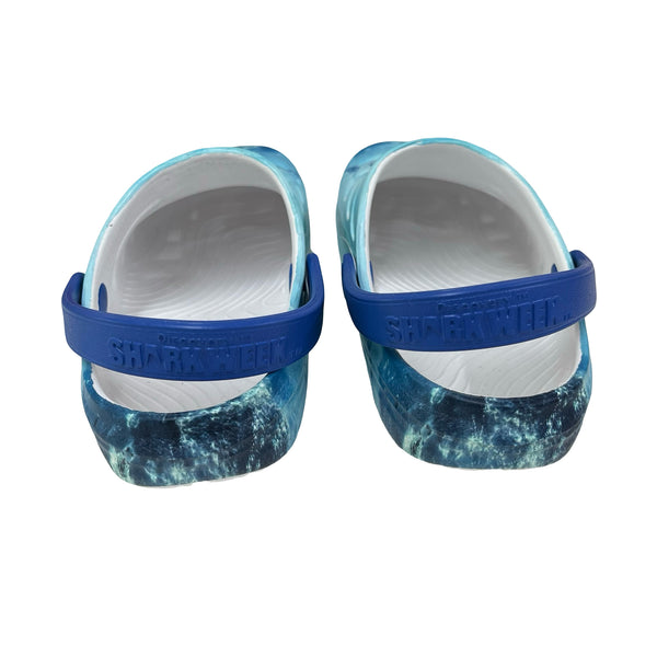 Rugged Shark Blue Ocean & Shark Print Shoes - Size 13