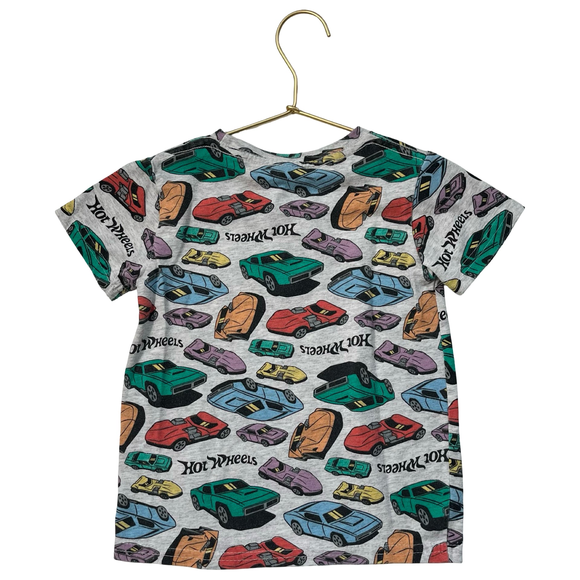 Hybrid Apparel Hot Wheels Gray & Colorful T-Shirt - Size 4T