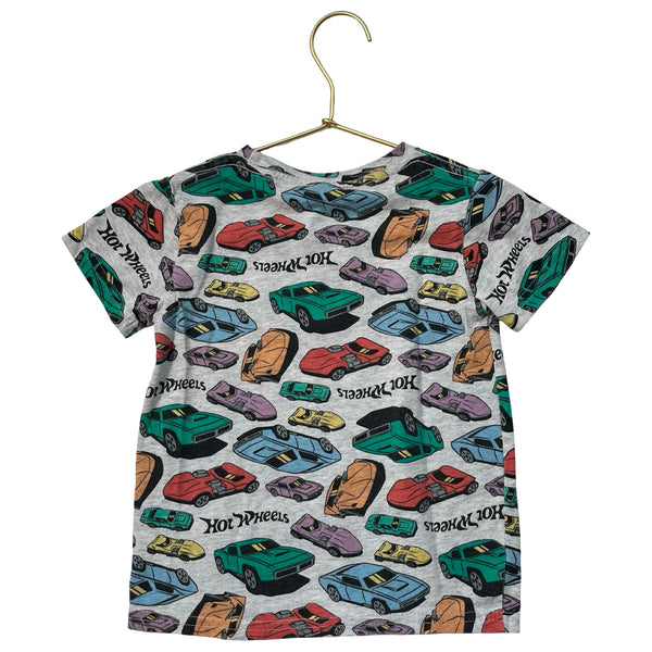 Hybrid Apparel Hot Wheels Gray & Colorful T-Shirt - Size 4T