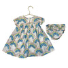 Baby Boden Shell Arc Print Dress & Bloomers - Size 6-9 Mo