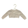 Hope & Henry Ivory Cotton Open-Weave Cardigan Sweater - Size 3-6 Mo