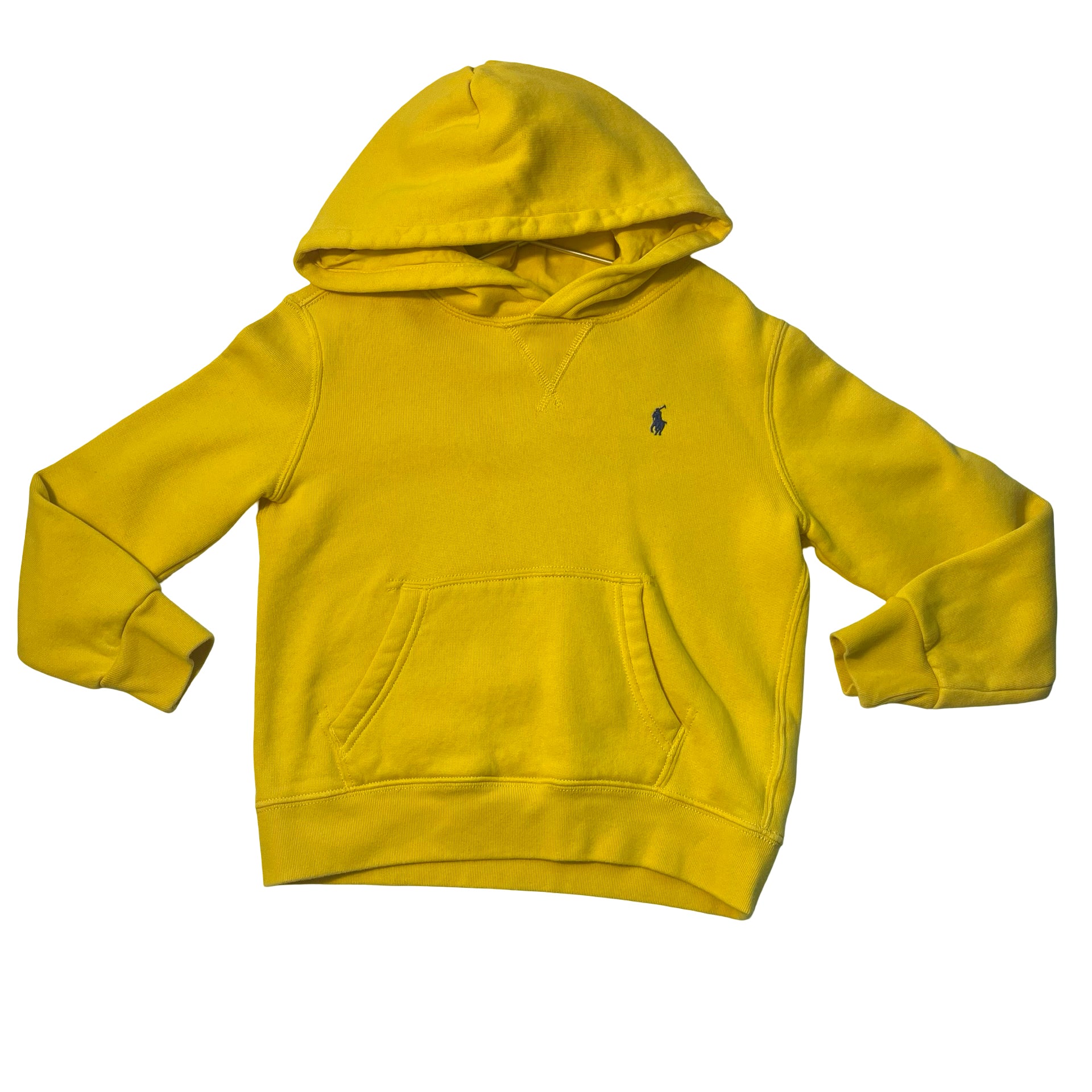 Polo Ralph Lauren Yellow Hooded Sweatshirt - Size 6