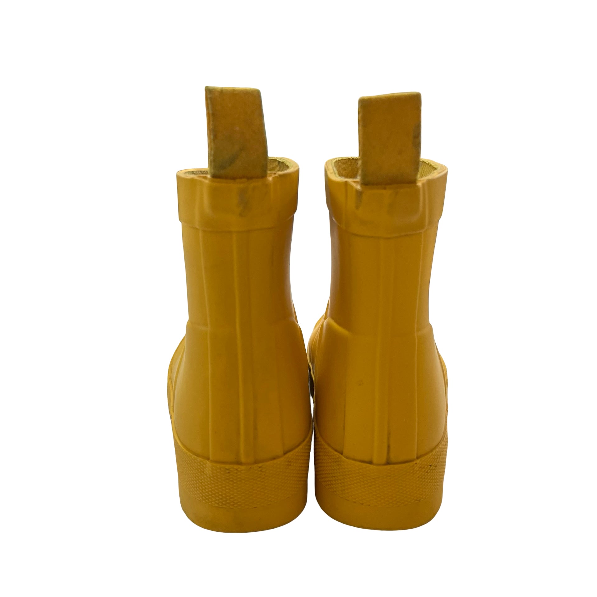 Hunter Yellow Low Rain Boots - Size US 1Y B, 2Y G (UK 13, EU 32)