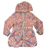 M&S Flower Print Hooded Windbreaker Jacket - Size 6-7