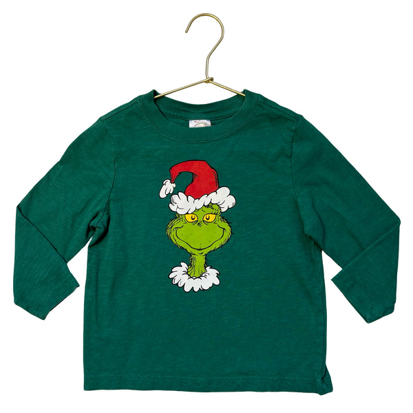 Hanna Andersson x The Grinch Green Christmas Shirt - Size 3T