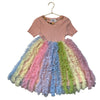 Lola & The Boys Pastel Ruffle Tulle Dress - Size 6