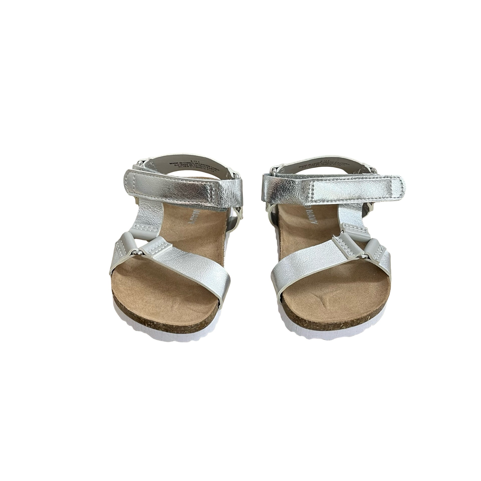 Old Navy Silver Metallic Sandals - Size 6