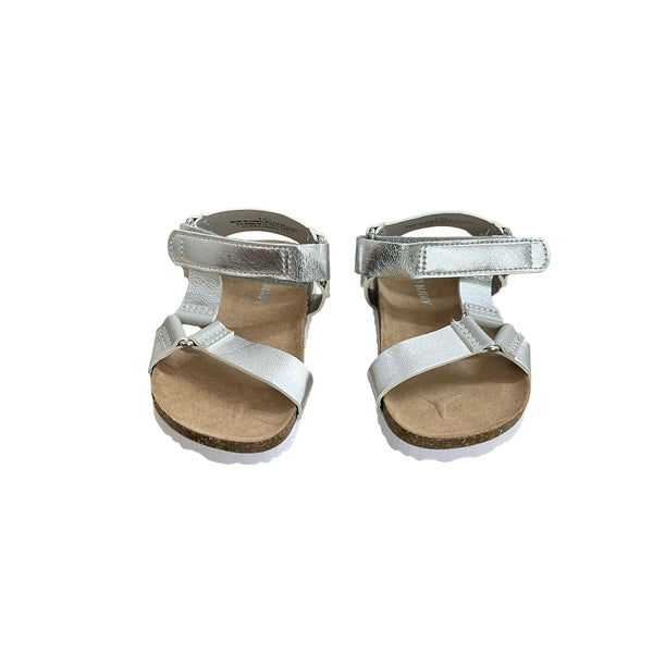 Old Navy Silver Metallic Sandals - Size 6