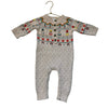 Hanna Andersson Gnome Fair Isle Cotton Knit One-Piece - Sizze 6-12 Mo