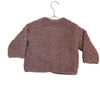 Zara Light Plum Sherpa & Floral Corduroy Trim Jacket - Size 12-18 Mo