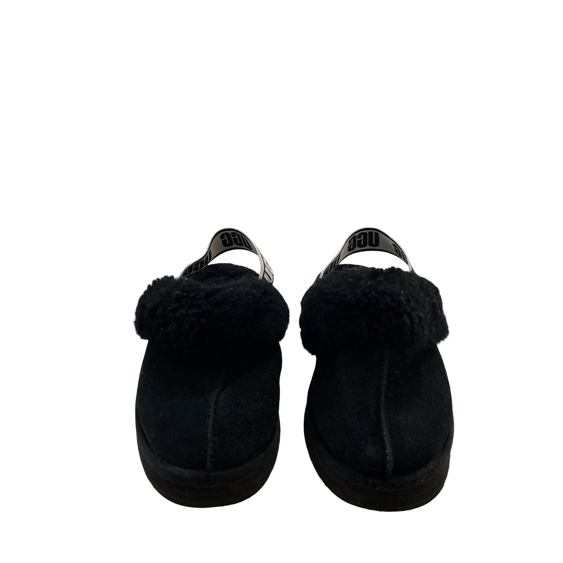 UGG Funkette Black Slippers - Size 13
