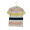 Old Navy Ivory, Pink, Yellow, Navy Striped Polo Shirt - Size 3T