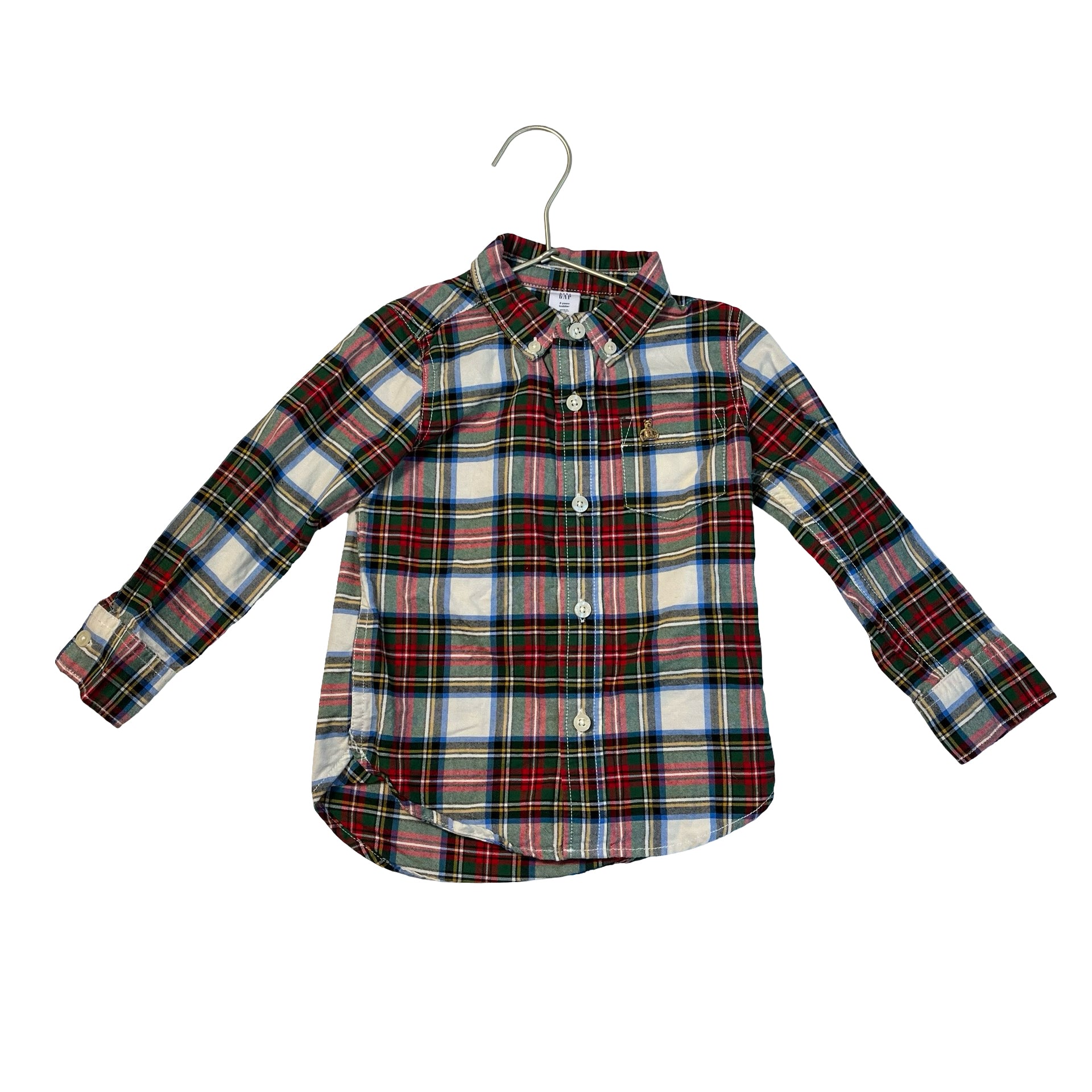 Baby Gap Tartan Plaid Button Down Shirt - Size 3