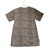 Zara Denim Leopard Print Dress - Size 10