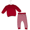 Carter's Red & White 'XOXO' Sweater Set - Size 12 Months