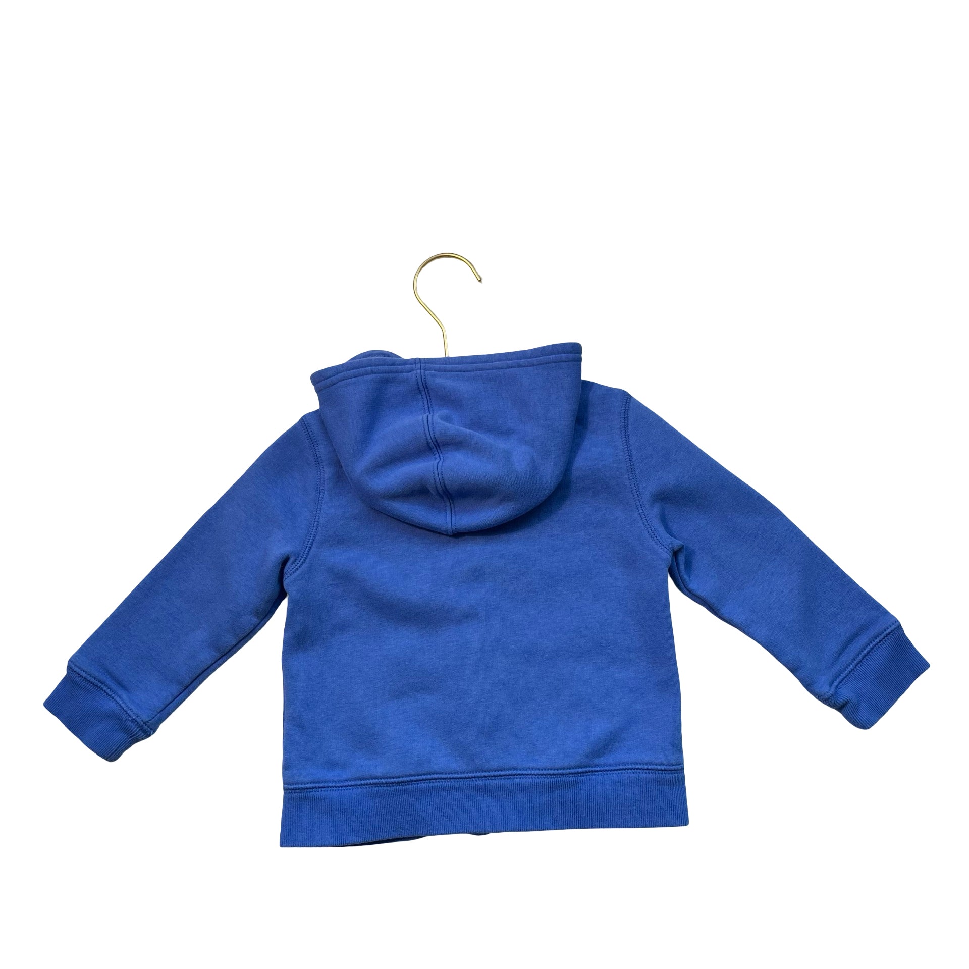 Baby Gap Blue Zip-Up Hooded Sweatshirt - Size 18-24 Mo