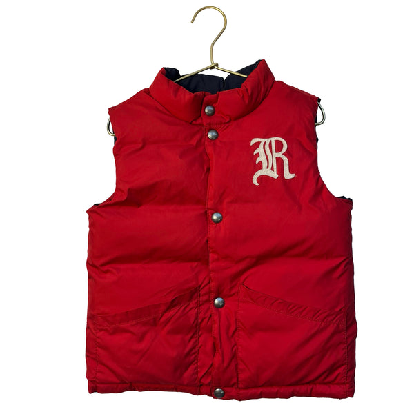 Polo Ralph Lauren Reversible Navy & Red Puffer Vest - Size 5