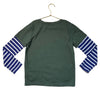 Mini Boden Green Monkey Applique Shirt - Size 9-10Y