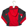 North Face Red & Gray Fleece Jacket - Size 3T