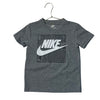 Nike Gray Graphic Logo T-Shirt - Size 5