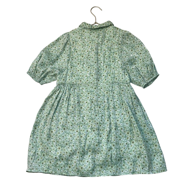 Zara Green Floral Shirt Dress - Size 9