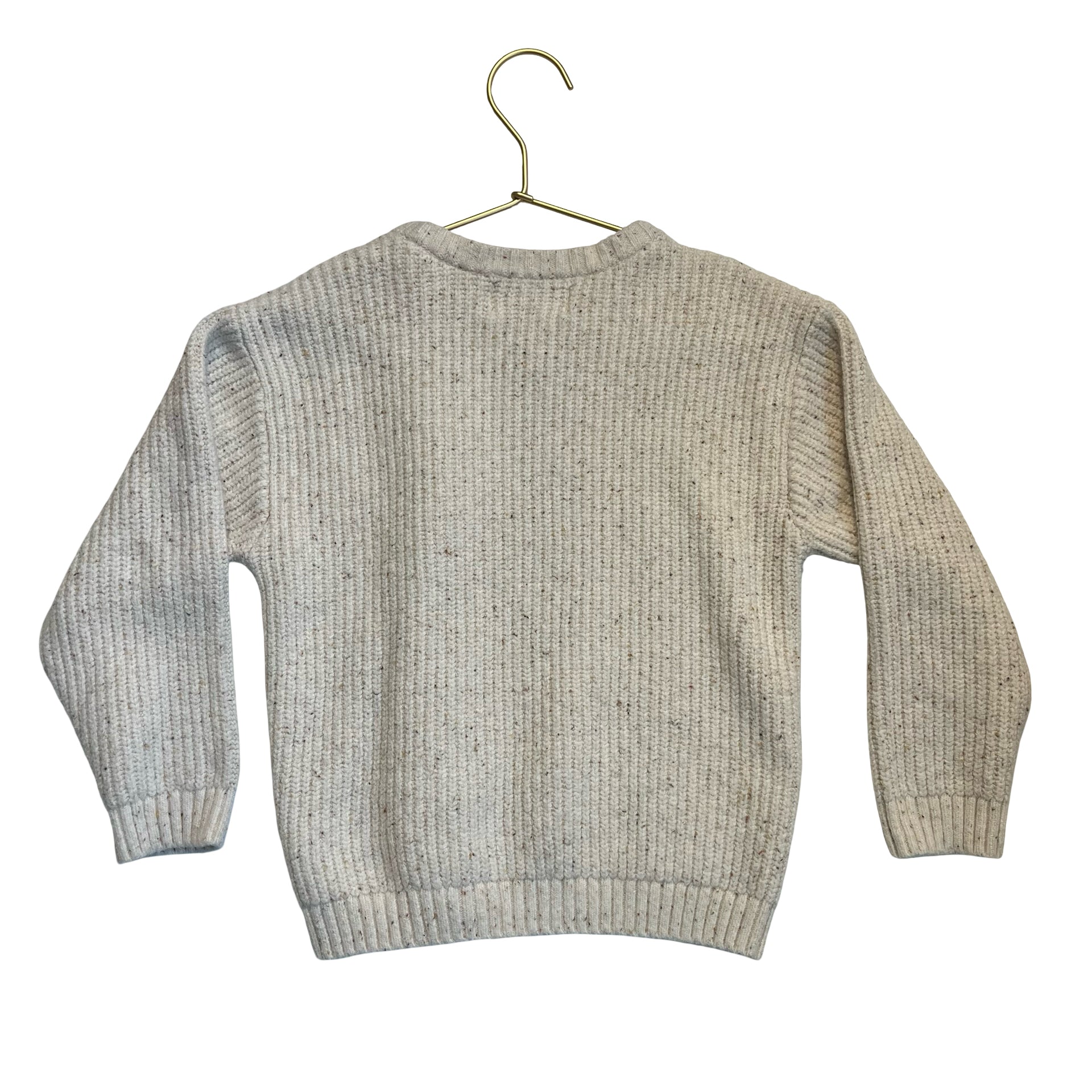 Old Navy Oatmeal Speckled Sweater - Size 5T
