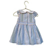 Janie and Jack Pastel Striped Seersucker Dress - Size 12-18 Mo