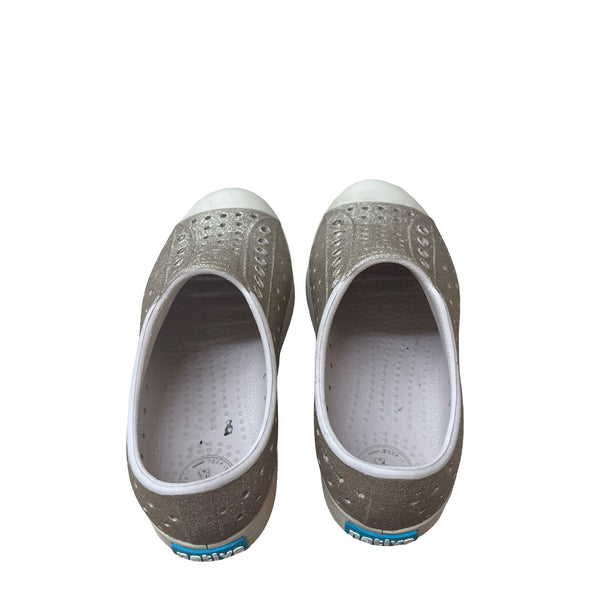 Native Jefferson Rose Gold Glitter Shoes - Size C13